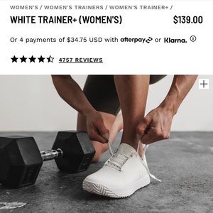 NoBull white superfabric trainers